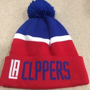 NBA Los Angeles Clippers Hat W Pom Pom Adidas